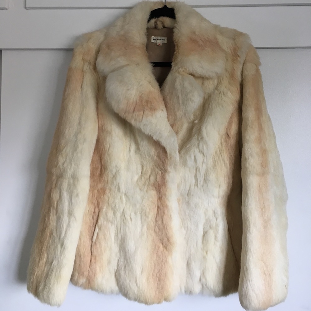 Rabbit Fur Jacket 🐰 Coat great for Festival Rave